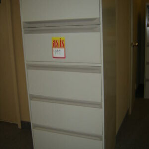 Office Filing Cabinet - 5 Drawer Lateral File Cabinet