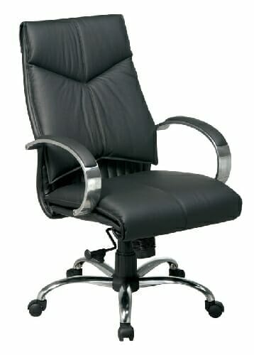 Deluxe Mid Back Executive Black Leather Chair #8201New Chairs | Dallas Cubicle Depot executive chair