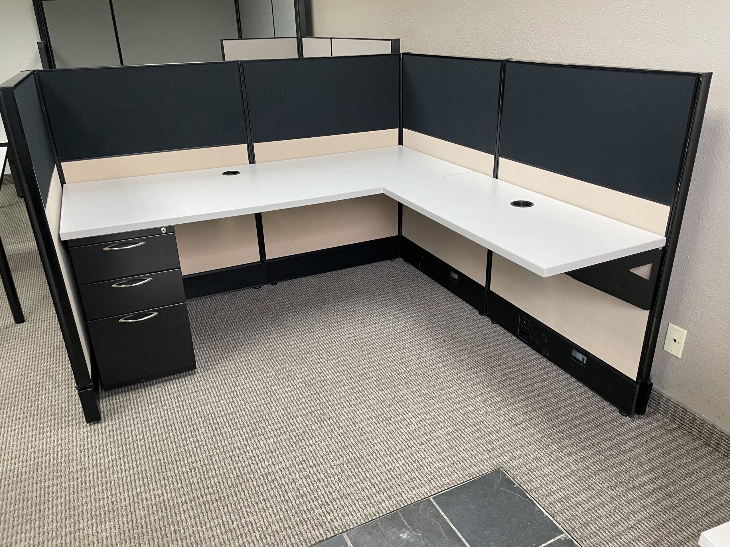 Used 6x6 Office Cubicle – 50" Panel Height $450.00