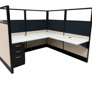 X Cubicle With Glass Inch Panel Height - Cubicle Depot