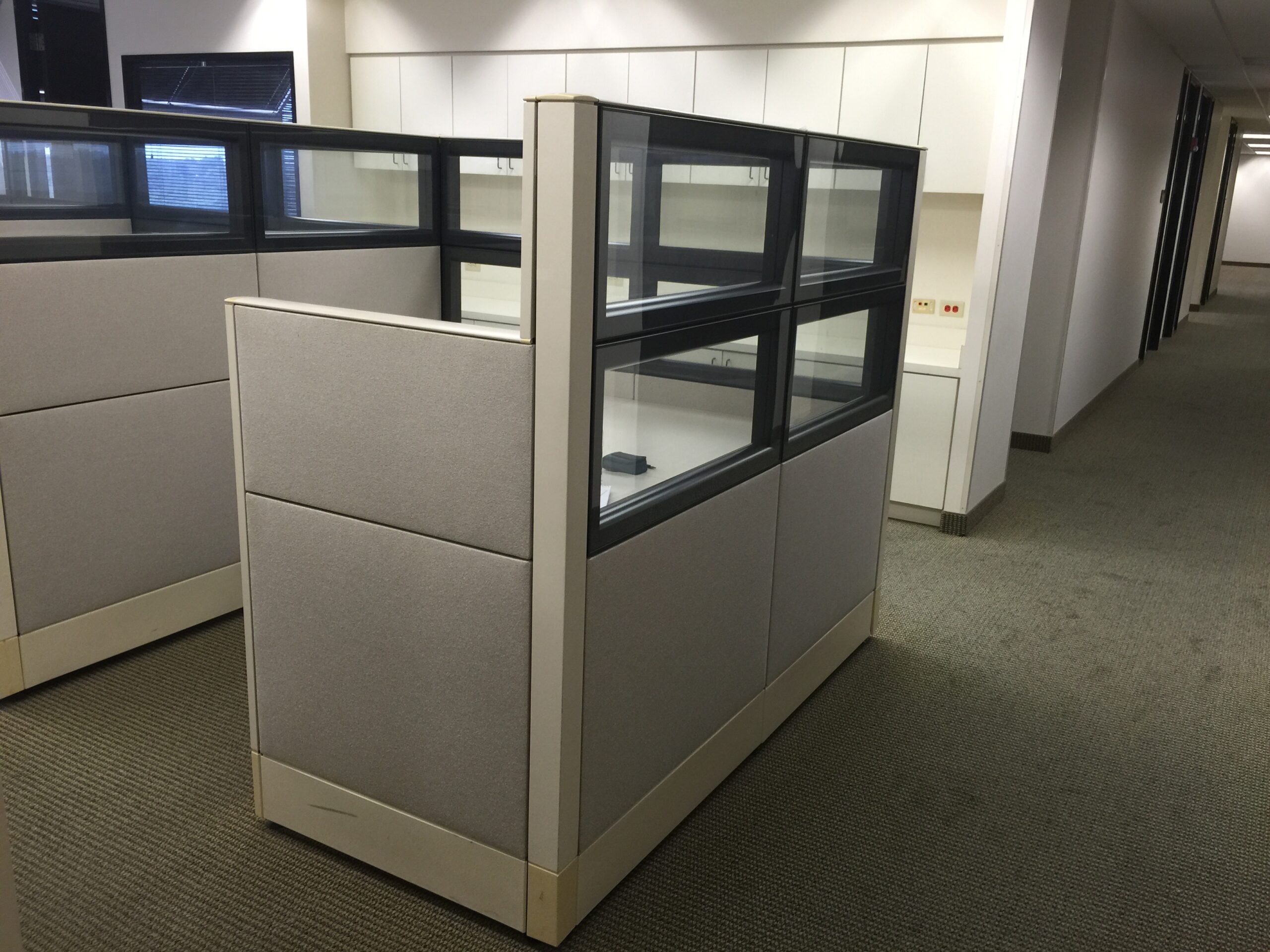 Cubicle Depot Past Project Used Herman Miller Office Cubicles With Glass - Cubicle Depot