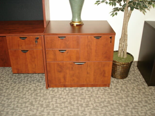 Laminate Desk Cherry Finish - Image 7