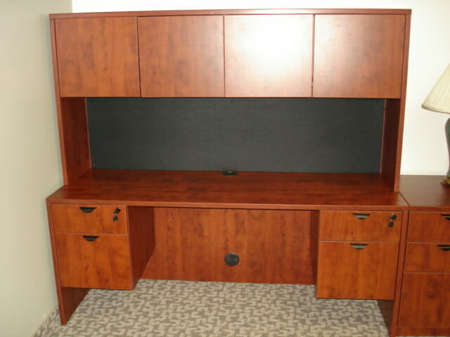 Laminate Desk Cherry Finish - Image 5