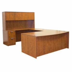 Laminate Desk Cherry Finish