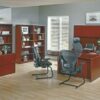 Studio Series Desk Set and Office Furniture-Cherry Finish - Image 3