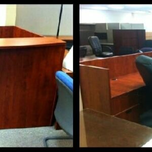 New Laminate L-Shaped Reception Station